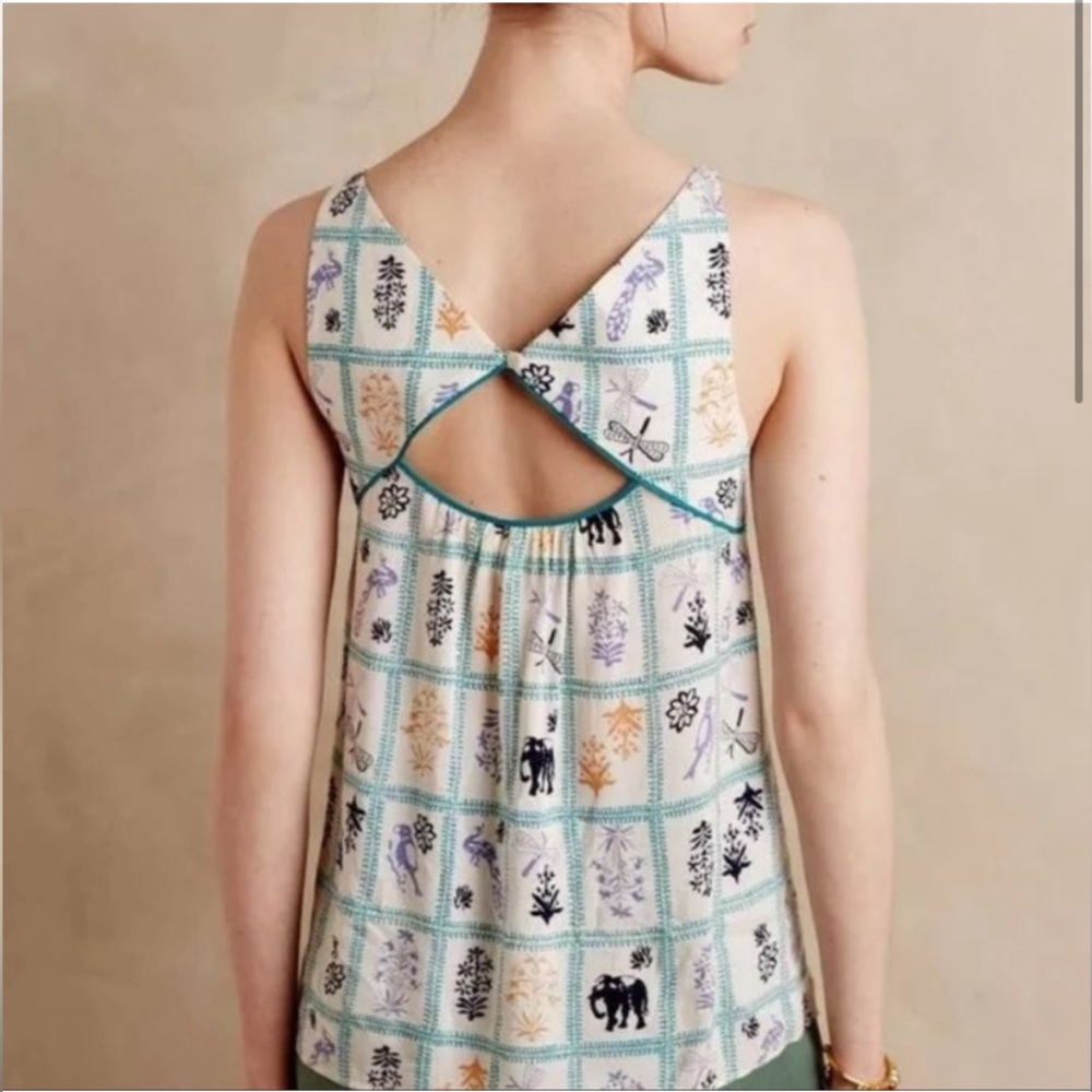 Anthropologie Maeve Maxie Tank Top- EUC, large